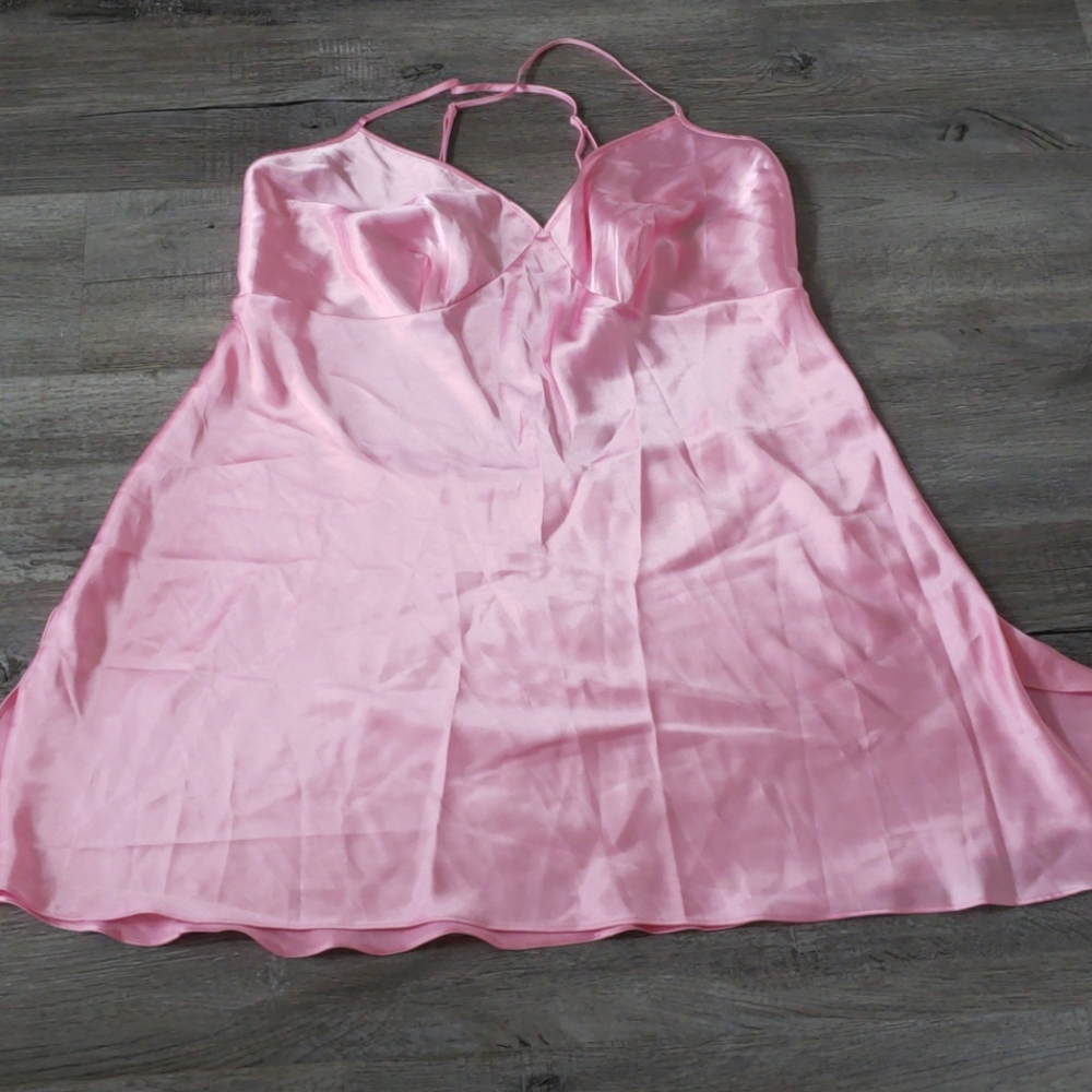 NWT satin pink chemise/nightie